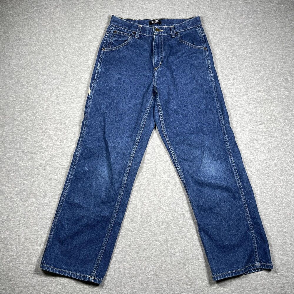 Polo Jeans Ralph Lauren Jeans Womens 14 Blue Relaxed Straight Medium Wash
